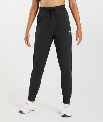 Gymshark Vital Seamless 2.0 Ženske Jogger Hlače Crne | HR 4110HAP